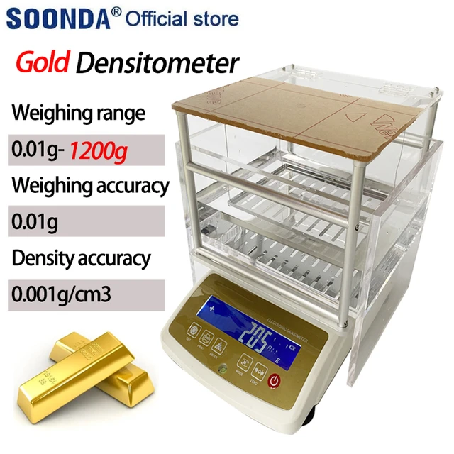 Electronic Gold Silver Purity Tester Density Meter For Precious
