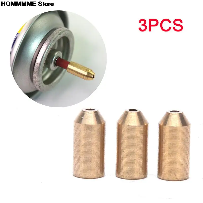 3Pcs Adattatore Di Ricarica Per Gas Per Accendini Dupont Adattatore Per Stufa Escursionismo Campeggio Bombola Di Gas All'Aperto Accessori Serbatoio Ve