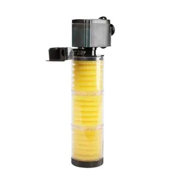 

3 In 1 Aquarium Internal Filter Fish Tank Submersible Oxygenation Pump Spray Water Purifier Filtration