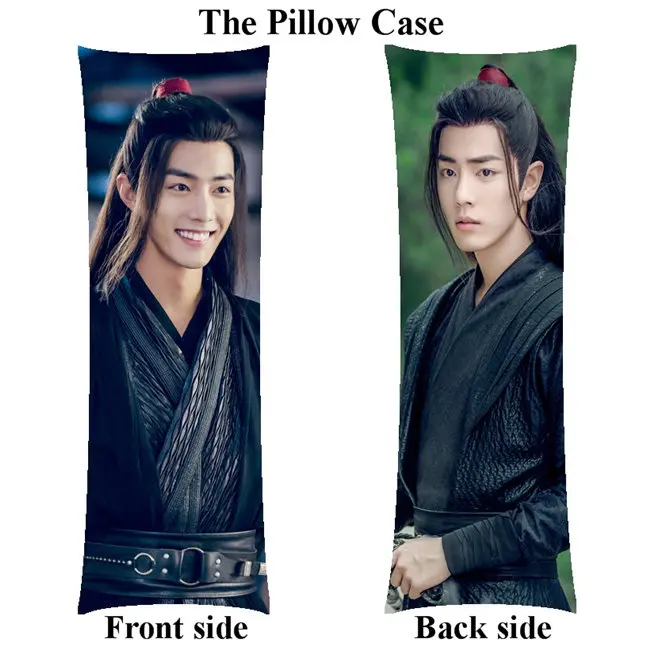 pillowcover Драма Untamed наволочки с изображением девочек xiaozhan hug длинные Размеры человек наволочка только - Цвет: pillowcover