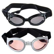 Лучшие 2 шт обрамленные Pet Puppy Dog UV Защитные очки солнцезащитные очки, белый и черный