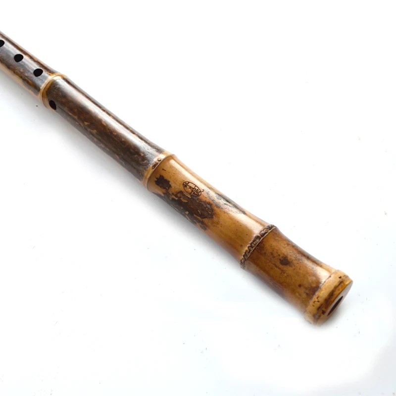 YPXD Professional Spotted Bamboo Xiao-High-Density Large Stage Traditional Chinese Vertical Flute. Available in G, F, E, D Key