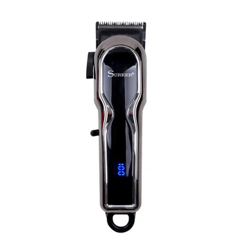 

Adult Children Professional LCD Digital Micro Adjustment Button Electric Hair Clipper Hair Trimmer Haircut Machine TSLM1