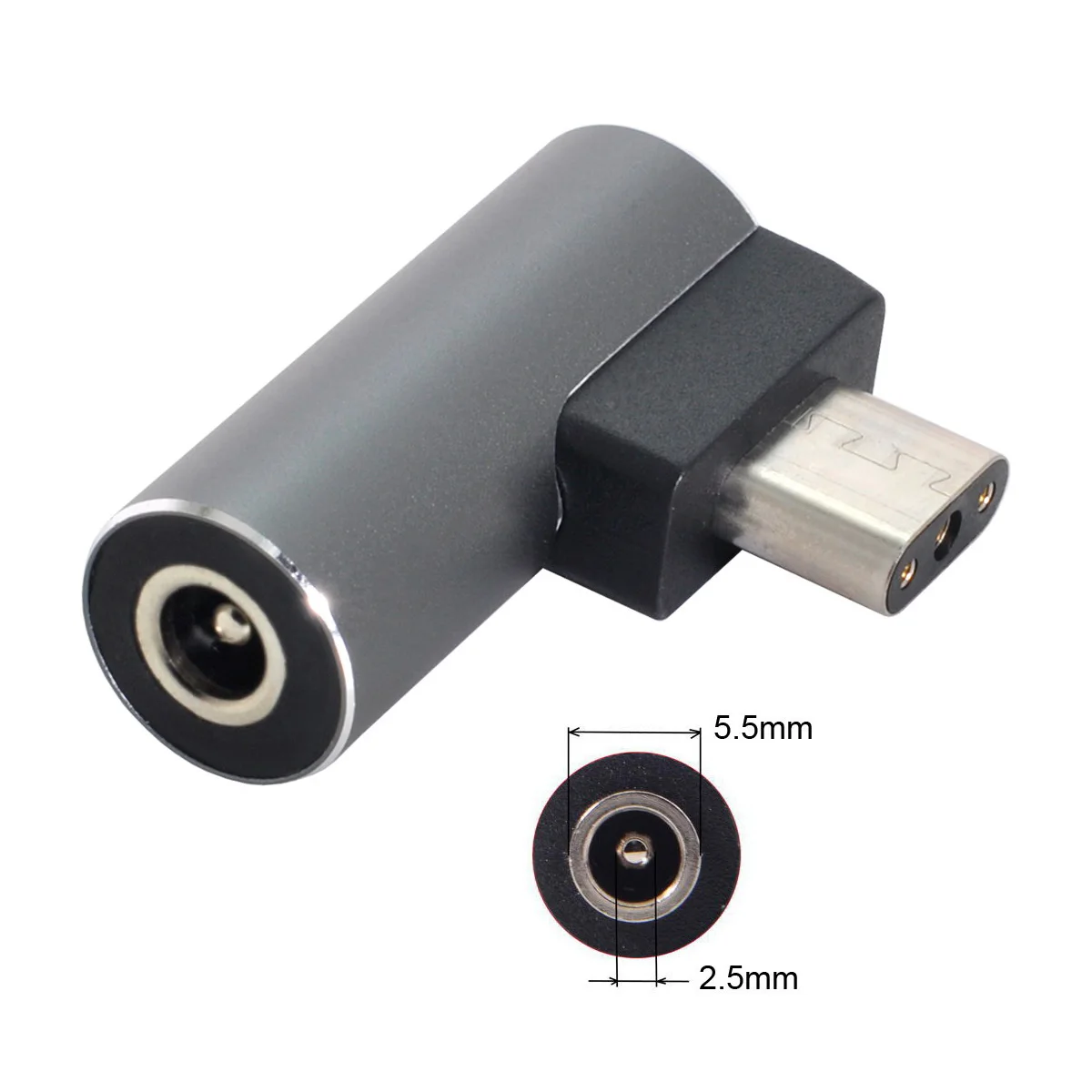 

Xiwai 5.5*2.5mm DC Jack Input to 3Pin Razer Plug Adapter Compatible for Laptop Blade Pro 17 15 Support 230W/160W Charge Adapter