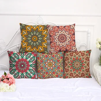 

5pcs/set Pillow Nordic Style Yellow Geometric Pillows For Living Room Decor Sofa Cushion Cojines Decorative Good Quality