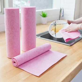 

Dish Cloth Kitchen Absorbent Dish Towel Wiping Cloth Non-linting Wiping Tablecloth Non-oily Coconut Dish Dish Clothes