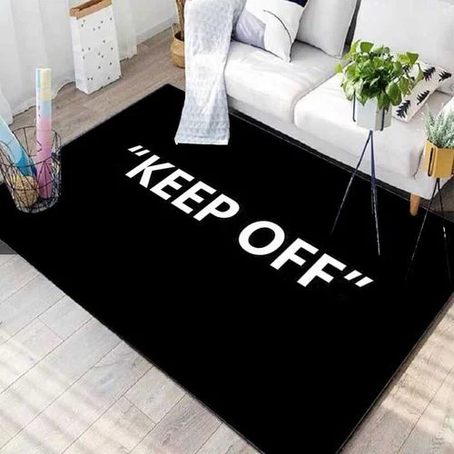 keep off rug off white