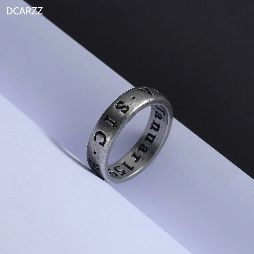 Rings Nathan Drake's The Last of Us Uncharted Easter Game Punk Gothic Party Initial finger ring Women Gift