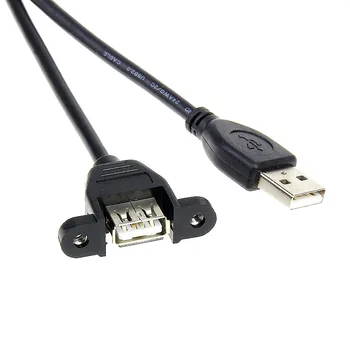 

10pcs Advertising machine wire USB male to female with ears extension length can be selected with ears