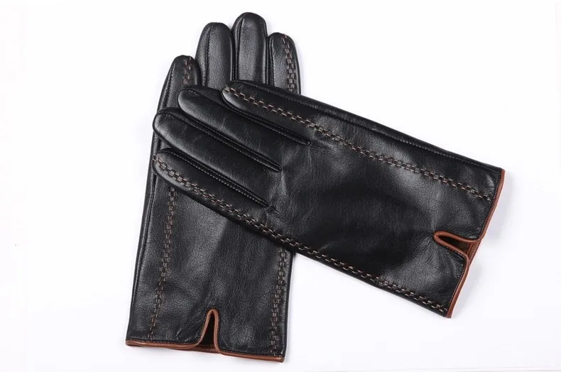 Genuine Leather Touch Screen Fashion Gloves