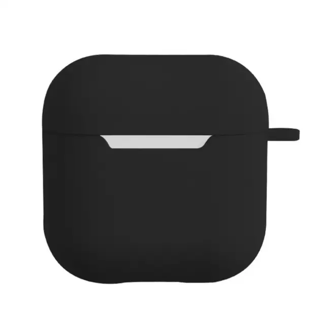 Suitable For Airpods Pro 4 Air Pods Bluetooth Wireless Earphone Shell Silicone Protective Case Cover Charging Box Bags Skin black