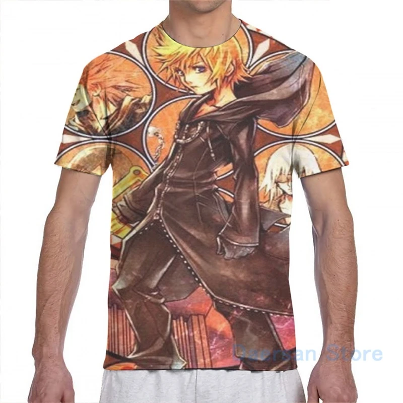 Kingdom Hearts - Roxas Heart Men T-shirt Women All Over Print Fashion Girl T  Shirt Boy Tops Tees Short Sleeve Tshirts - T-shirts - AliExpress