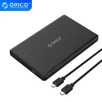 

ORICO HDD Case 2.5'' Type-C SSD Enclosure USB3.1 10Gbps USB C SSD External Hard Drive Case HighSpeed For 7mm SSD Support UASP
