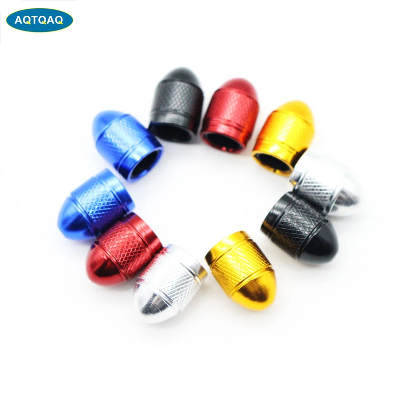 AQTQAQ 20Pcs/Lot Valve Caps Prevent Corrosion Car Dust Caps Universal Aluminum&Plastic Wheel Tire Air Caps Valve Stem Covers