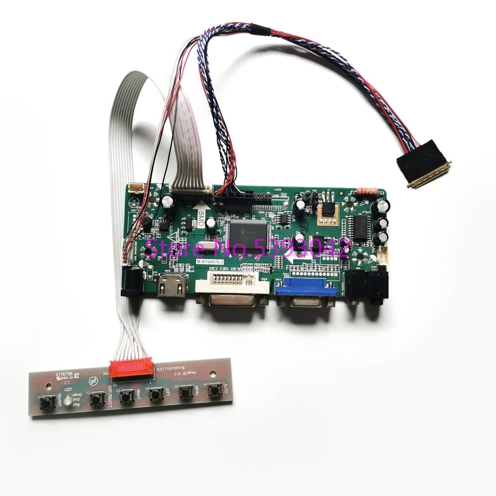 Для LP173WD1 (TL) (N1)/(TL) (N2)/(TL) (N4) ЖК экран LVDS HDMI + VGA DVI WLED 40 Pin 1600*900 M. NT68676 комплект карт