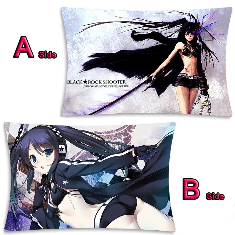 Аниме BLACK ROCK SHOOTER обниматься тела Чехол Dakimakura тела декоративная двухсторонняя подушка чехол 2WAY 35x55 см - Цвет: 11