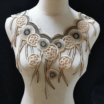 

Lace false collar water soluble lace cloth paste Chinese clothing embroidery paste custom diy clothing accessories embroidery