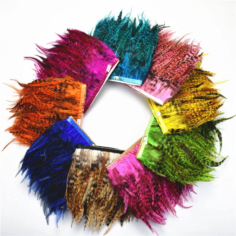 Naturale di piume di Emu rifiniture moda con frange di piume per Costume cuscino decorativo artigianato cucito