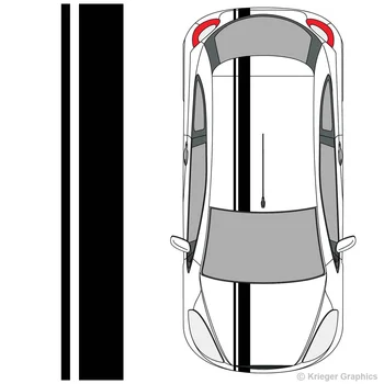 

For Mazda 2 3 6 RX-7 RX-8 Miata Single Offset Rally Racing Stripes Stripe Decals Car styling