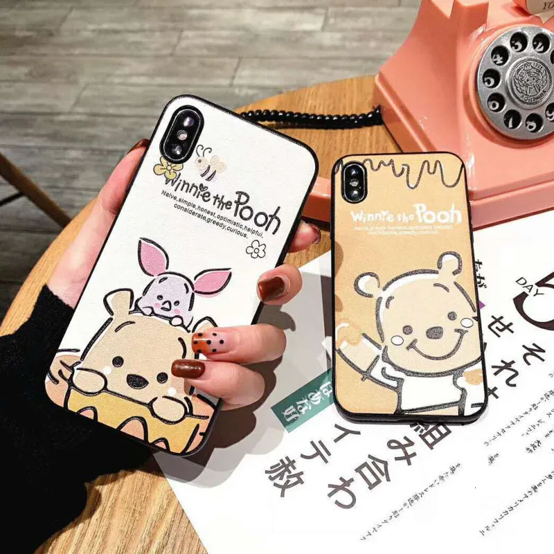 New cute cartoon pig mobile phone case for iPhone X XS XR XSMax 8 7 6 6S PluSTPU matte protection back cover |