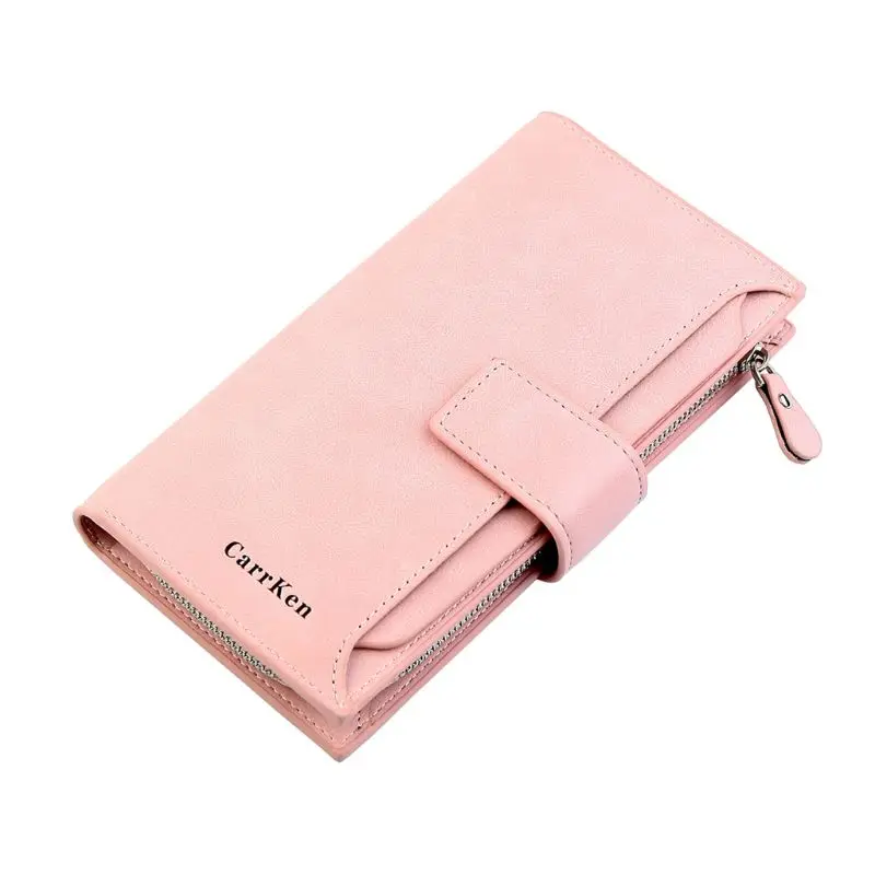 

Fashion Lovely Lady Women Leather Crash Coins Clutch Wallet Long Card Holder Case Purse Credit Business card Handbag Phone Pouch