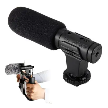 

High quality Compatible Phone and Camera Microphone Super Low Noise Photography Interview Digital Video Recording Microphone