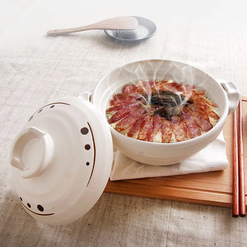 Кастрюля congee для приготовления лапши огненная керамическая каменная кастрюля