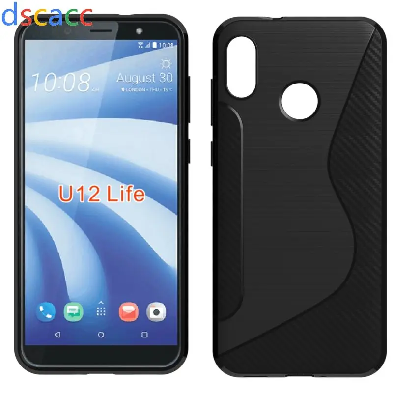 DSCACC S line TPU чехол, противоскользящий тонкий мягкий чехол для htc U12 Life U12 Plus Desire 12 Plus Desire 12 U11 Eyes 100 шт