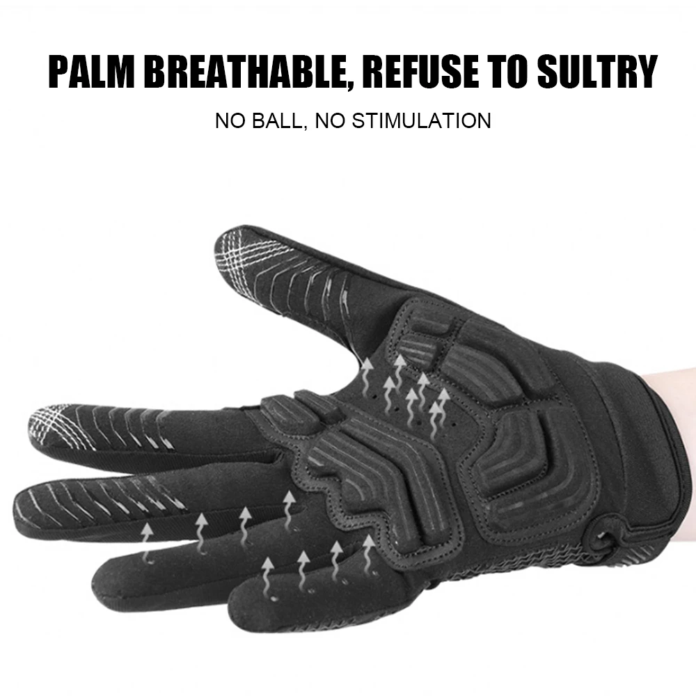 New Full Finger Touch Screen Cycling Gloves MTB Bike Bicycle Gloves GEL Padded Outdoor Sport Fitness Gloves Bike Accessories