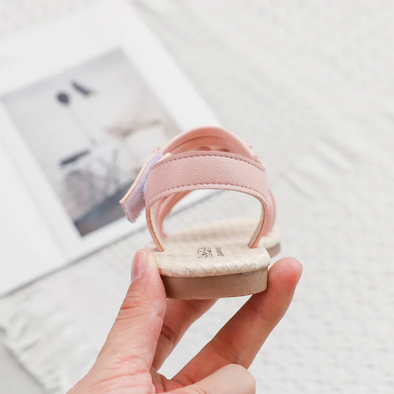 ULKNN Wholesale Kid's Sandals 2020 Amoi Korean-style Girls Gladiator Sandals Cute Little Girl Soft-Sole Flower Princess Shoes