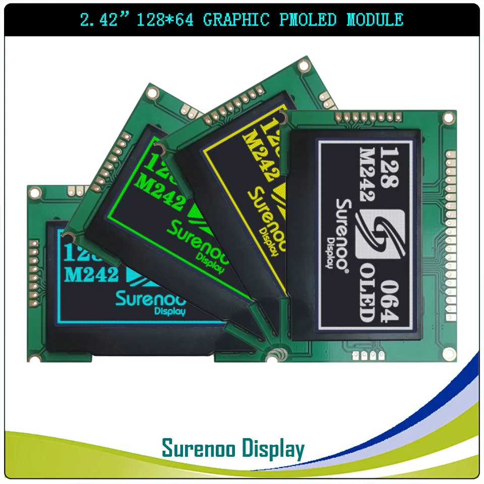 Реальный OLED-дисплей 2 42 дюйма 128*64 12864 графический ЖК-модуль экран LCM X SSD1309
