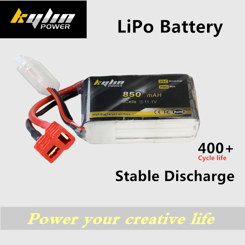 4 шт. Lipo батарея 3S 11 1 В 850 мАч 35C/70C Max для RC дроны Квадрокоптер самолет Мультикоптер