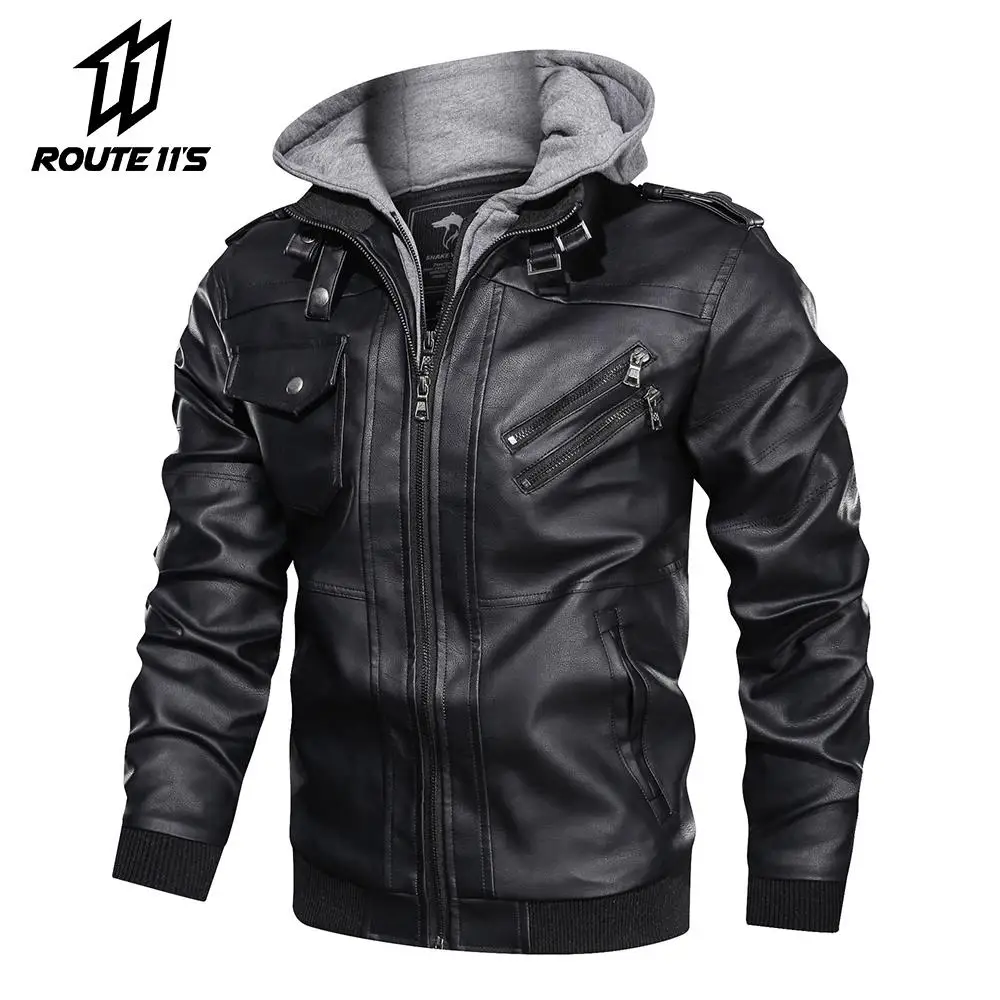 

New Motorcycle Jacket PU Leather Riding Jacket Men Autumn Winter Biker Windproof Retro Moto Jacket Vintage Motorbiker Jackets