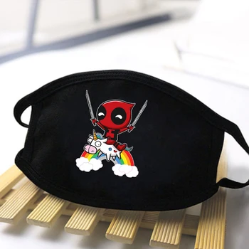 

The Avenger Superman Printing Face Masks Polyester Washable Ruseable Masks Breathable Anti Haze Face Respirator Anti Mouth Mask