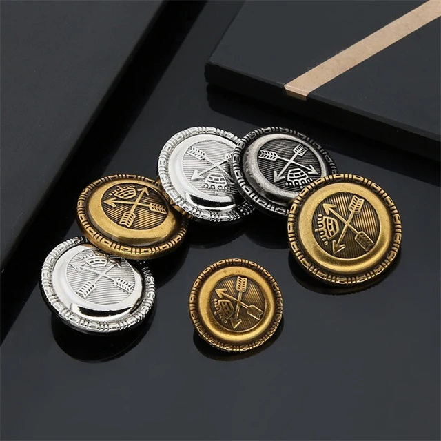 10 Pcs Manual Button Coat Buttons Botones Para Metal Buttons Casual Wear