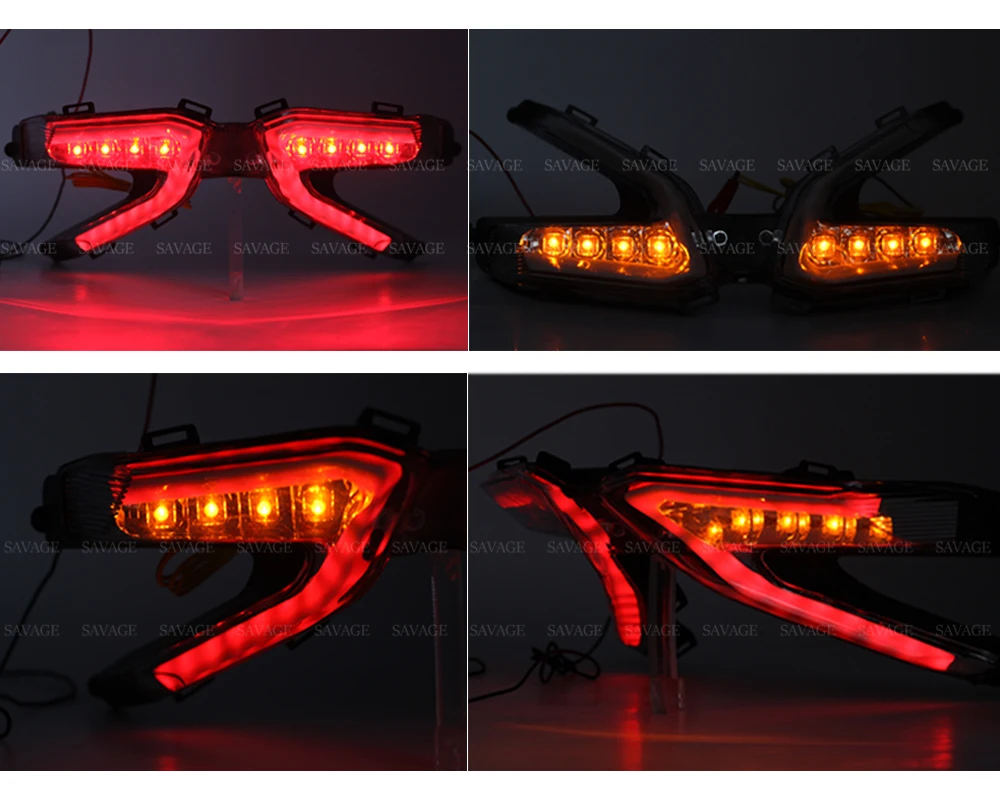 Светодиодный задний светильник для DUCATI 899 959 1199/S/R 1299 Panigale, мотоциклетный ультра яркий задний тормозной светильник, интегрированная мигающая лампа