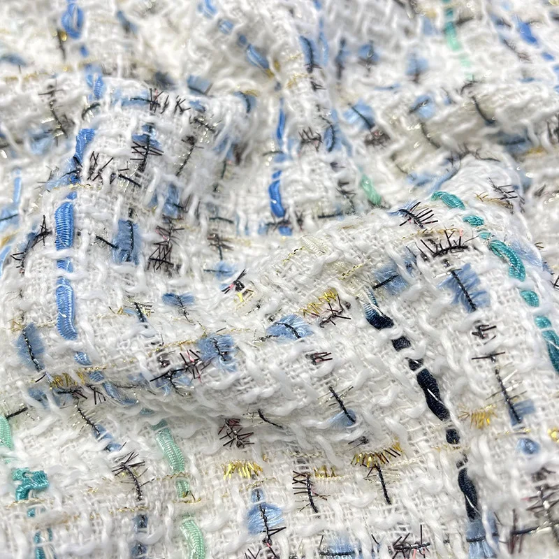 

NW143 взрослые женские осенние/зимние платья/пальто/костюм/юбка Одежда Швейные материалы глянцевые белые золотые шелковые гладкие ткани