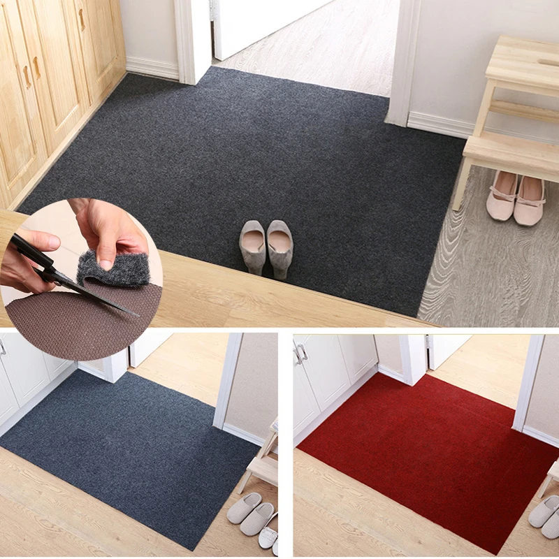 Alfombrilla antideslizante entrada felpudo alfombra de cocina estera de puerta absorbe baño alfombras de piso de alfombra Bienvenido a casa decoración Felpudos