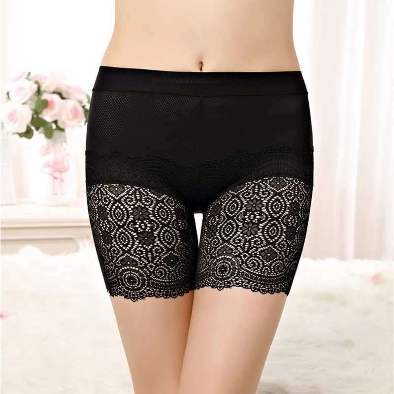 Seamless Short Pants Women Sexy Lace 