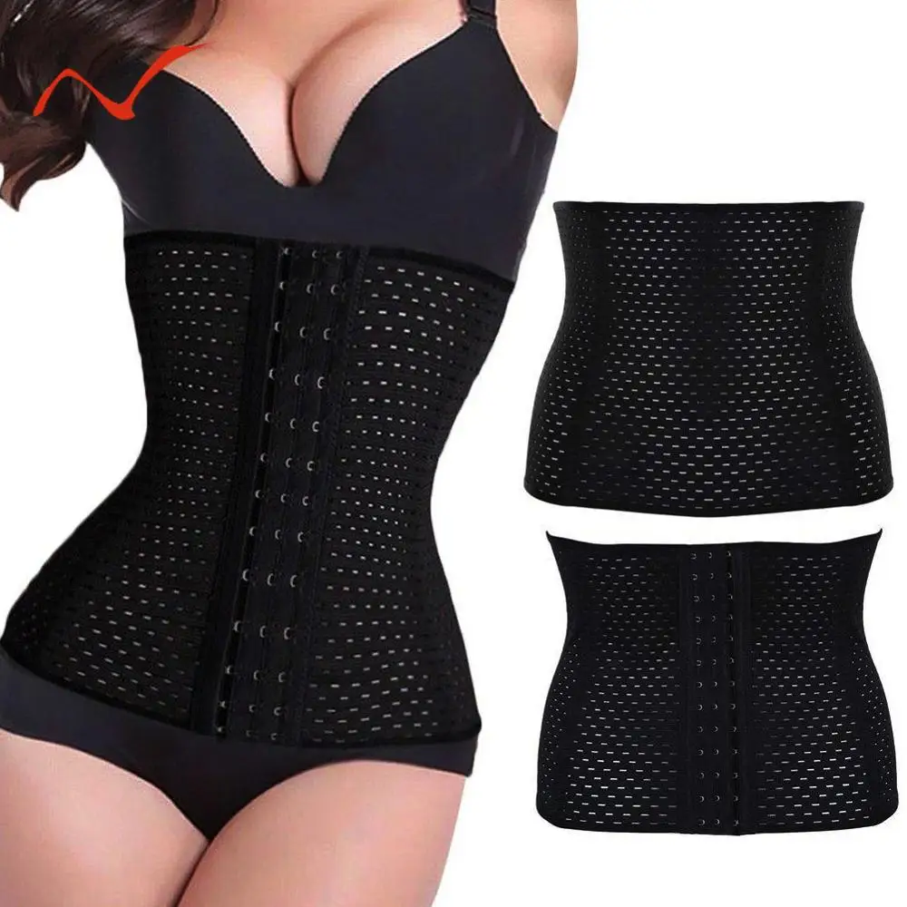 

Women Corset Waist Training Shaper Body Shapewear Slimming Belt Breathable waist trainer