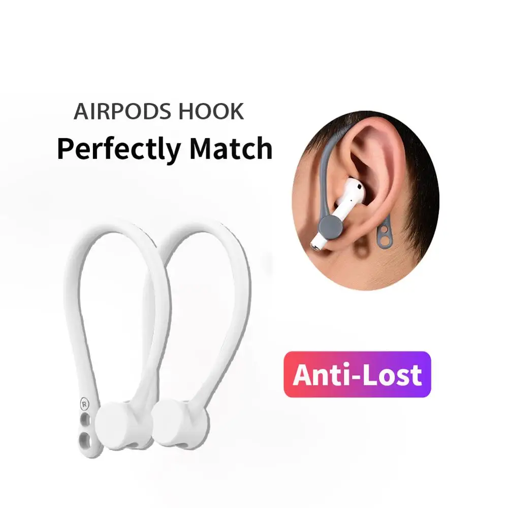 

Protective Air pods Earhook Holder for Airpods PRO Apple Wireless Earphone Ear Hook Earpods Silicone Sport Anti-lost Accessories