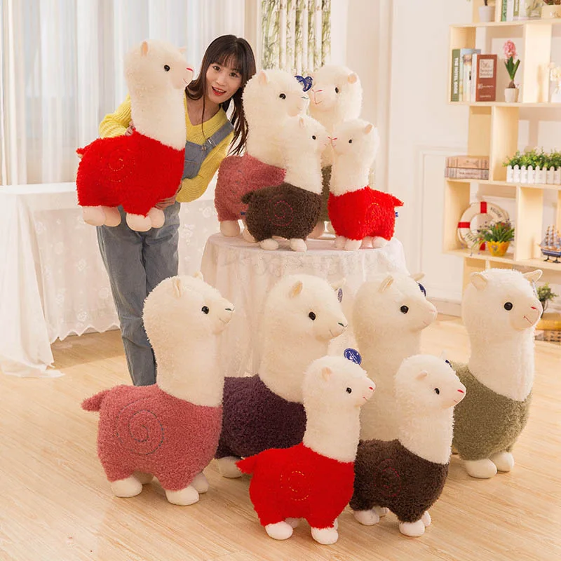 

Creative New Style Mythical Creatures Alpaca rong wan ju Doll Grass Mud Horse Pillow Crane Machine Gift Children Birthday Gift