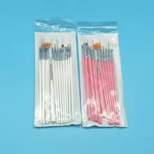 15 палочек карандаш для маникюра цветной рисунок Bracing проволочная щетка Горный хрусталь живопись цветы Varved shan xing DIY Маникюрный набор