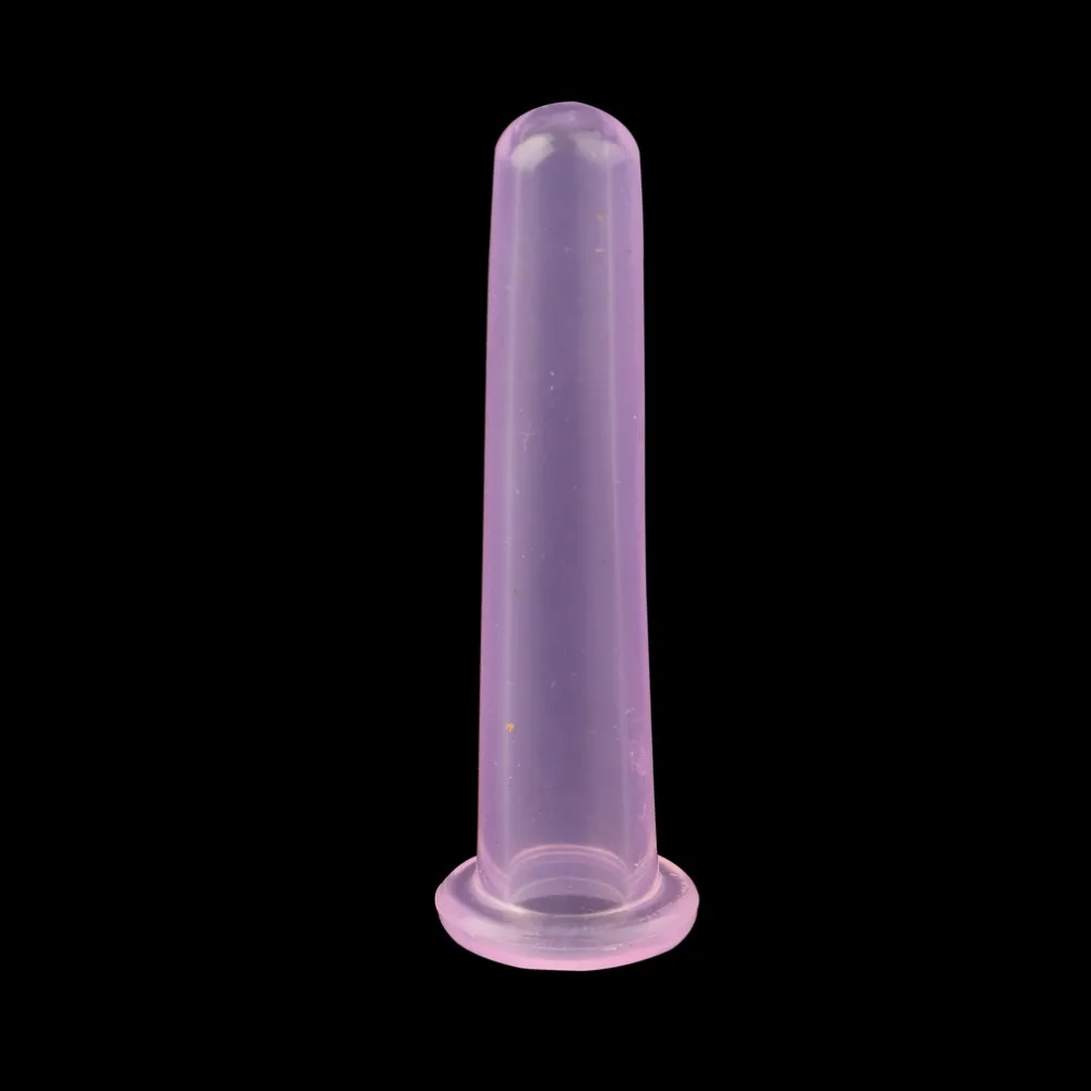 Silicone Massage Vacuum Body and Facial No.4 Cup Anti Cellulite Cupping 15mm*50mm Purple Color