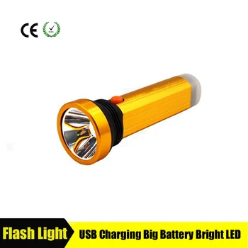 

LED Rechargeable Flashlight Pockesize 18650 Battery Camping Powerful LED Flashlight