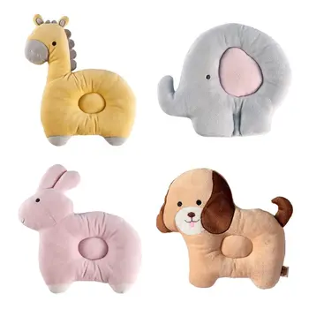 

Baby Newborn Pillow Soft Cute Positioner Prevent Flat Head Infant Head Shaping Pillow Anti Roll Baby Pillow