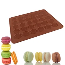 30 buracos macaron silicone baking esteira antiaderente macaron almofada de bolo de silicone de resistência ao calor esteira de silicone ferramenta de cozimento de pastelaria ferramenta de cozinha