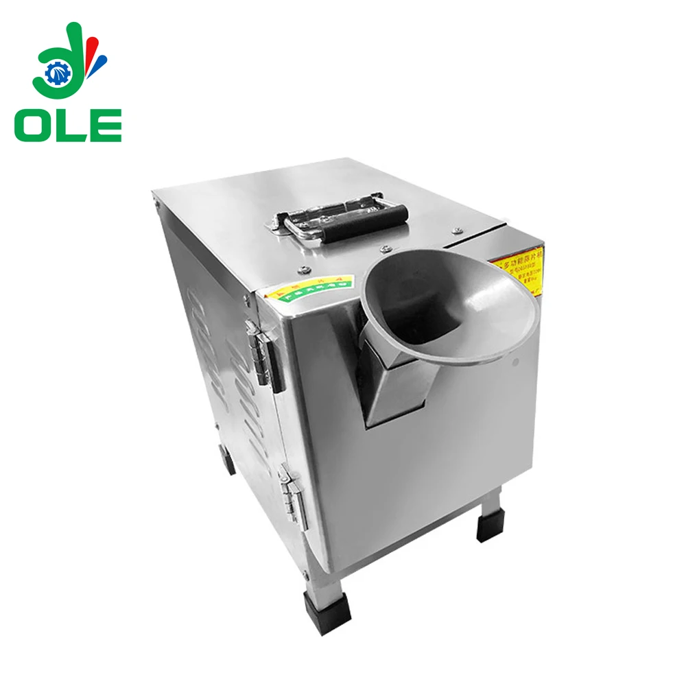 

Thickness Adjustable Ginger Slicing Machine 30kg/h Garlic Slicing Machine