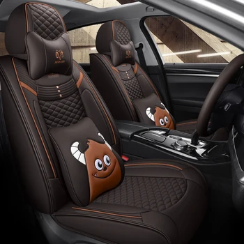 

Full Coverage Eco-leather auto seats covers PU Leather Car Seat Covers for Citroen cross escudo grand vitara vitara