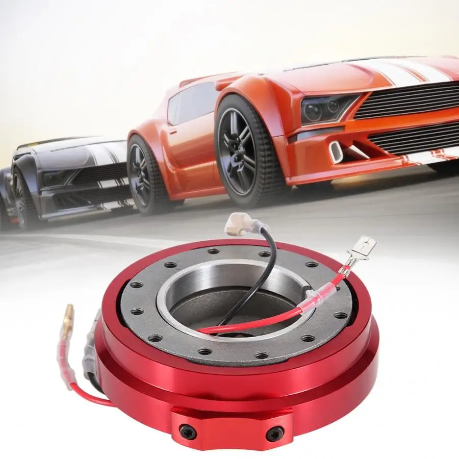 

Universal Racing Car Steering Wheel Thin Quick Release Adapter Hub Boss Kit car accessories Aluminum Alloy Steering Wheels